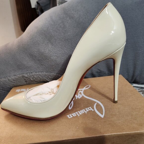 Christian Louboutin Shoes - Christian Louboutin So Kate 120mm Size 39 - Off White